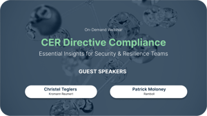 Webinar Cover: CER Directive Compliance
