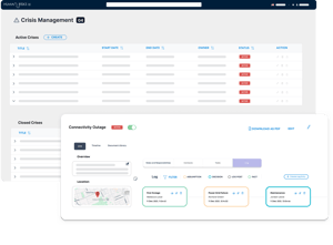 Crisis Management  module in Human Risks security risk management software