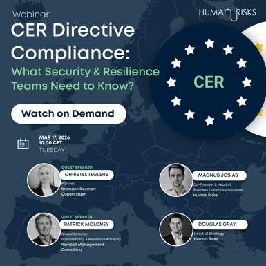 CER Directive Compliance Webinar Human Risks
